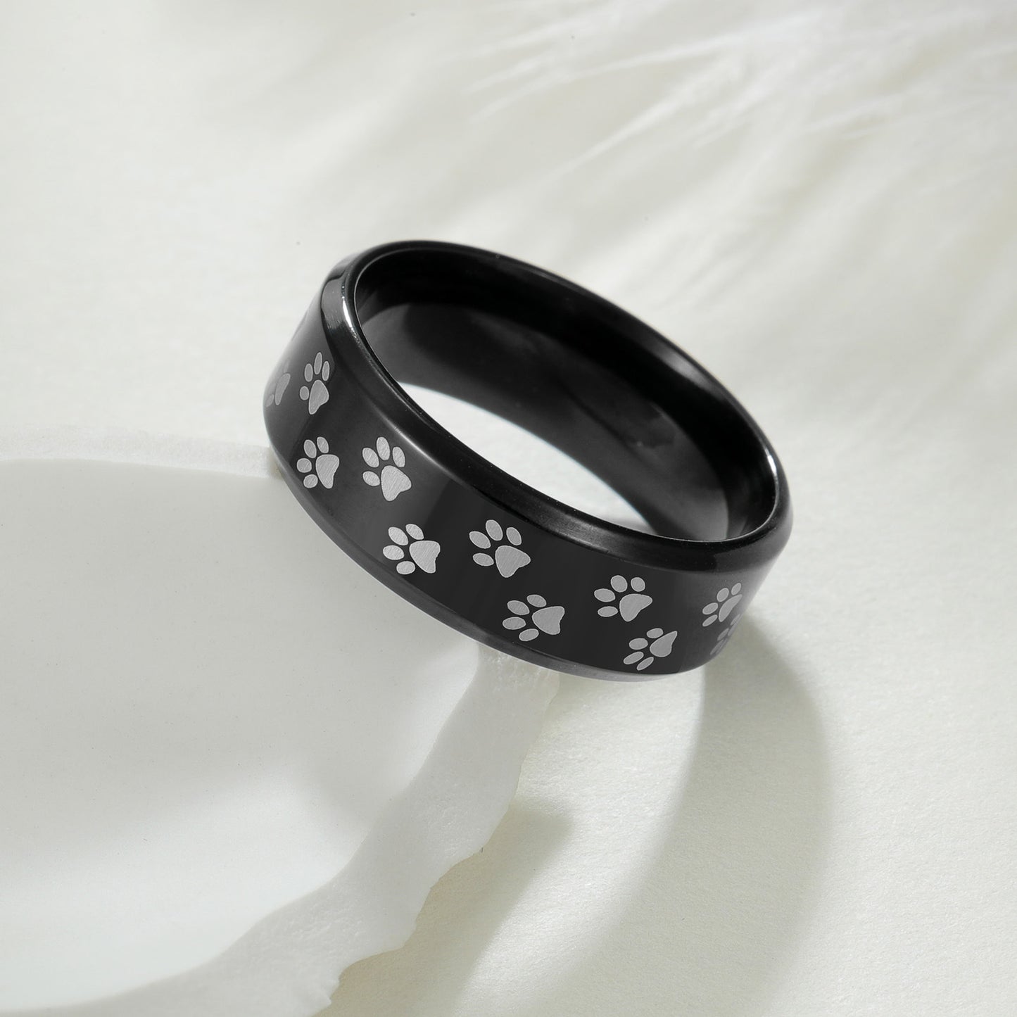 Planderful Everyday Genie 8mm Stainless Steel Ring Unisex Protection Statement For Men