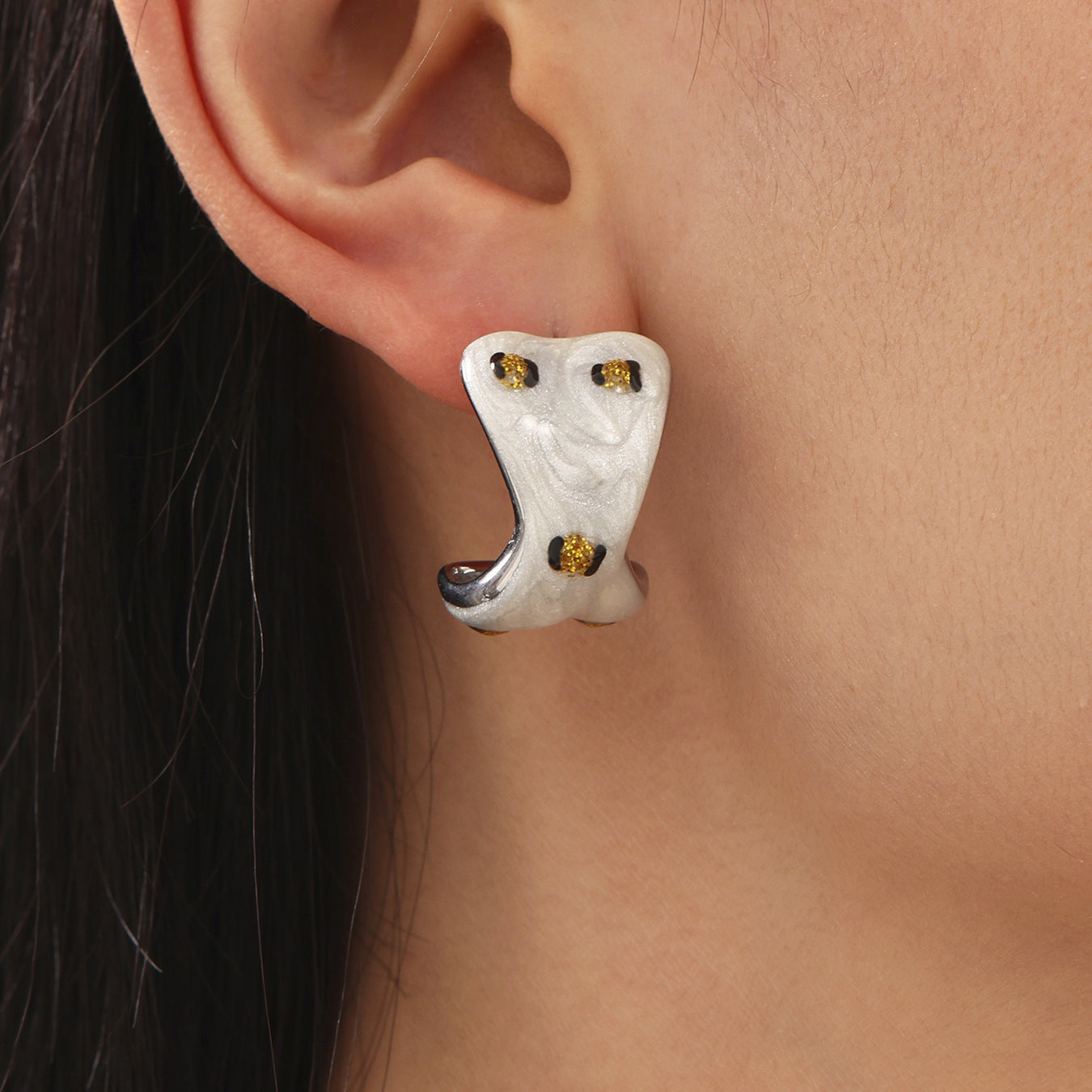 Planderful Stainless Steel Stud Earrings Fadeproof For Women