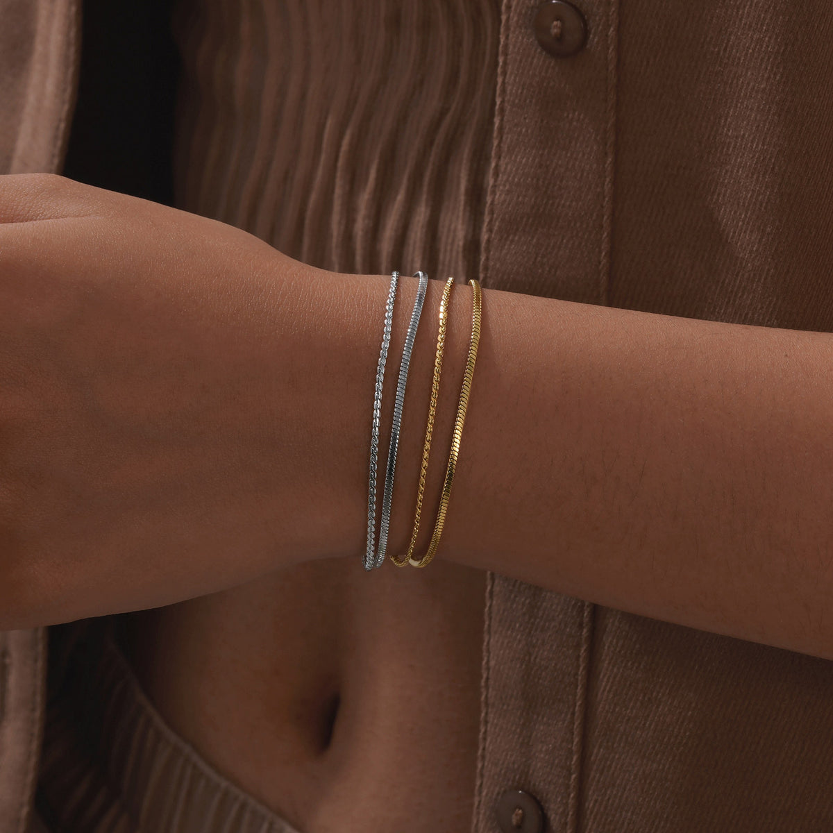 Snake Stainless Steel Bracelet