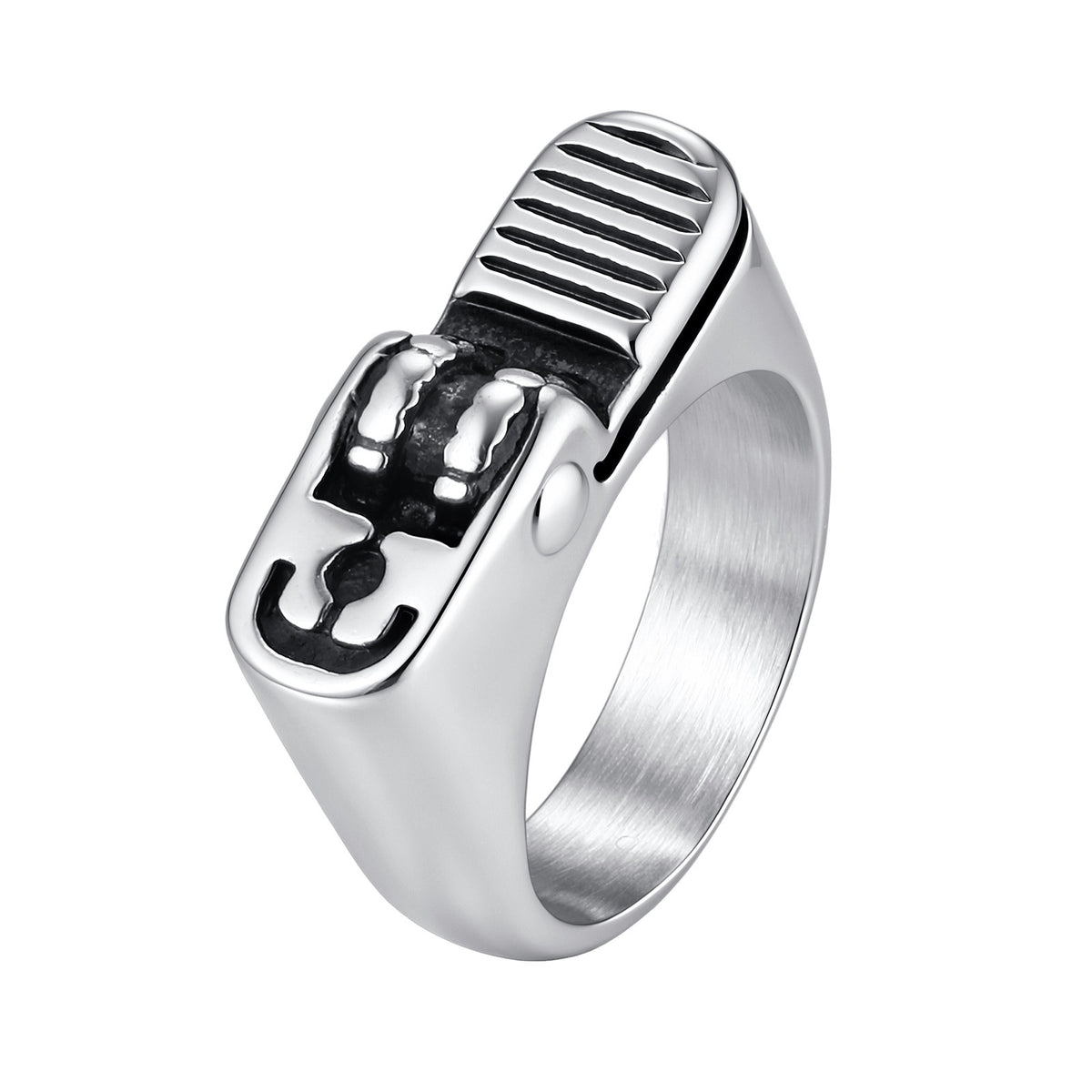Lighter Ring Male Street Rock Index Finger