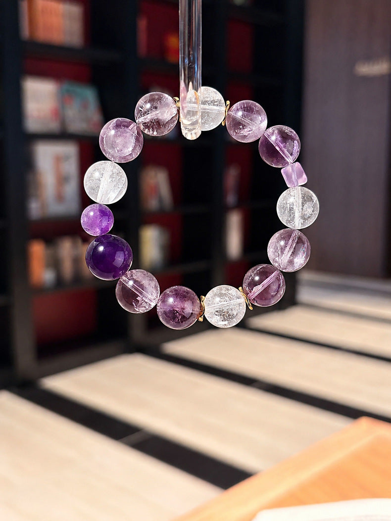 Crushed-Ice Amethyst Bracelet
