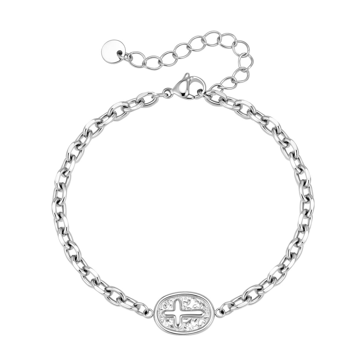 Cross Stainless Steel Bracelet