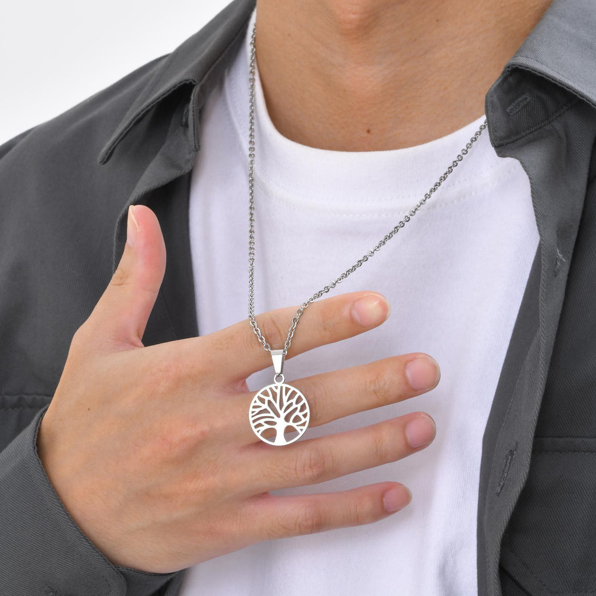 Tree of Life Stainless Steel Necklace