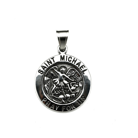 Steel Necklace - Dainty Archangel Pendant By Planderful