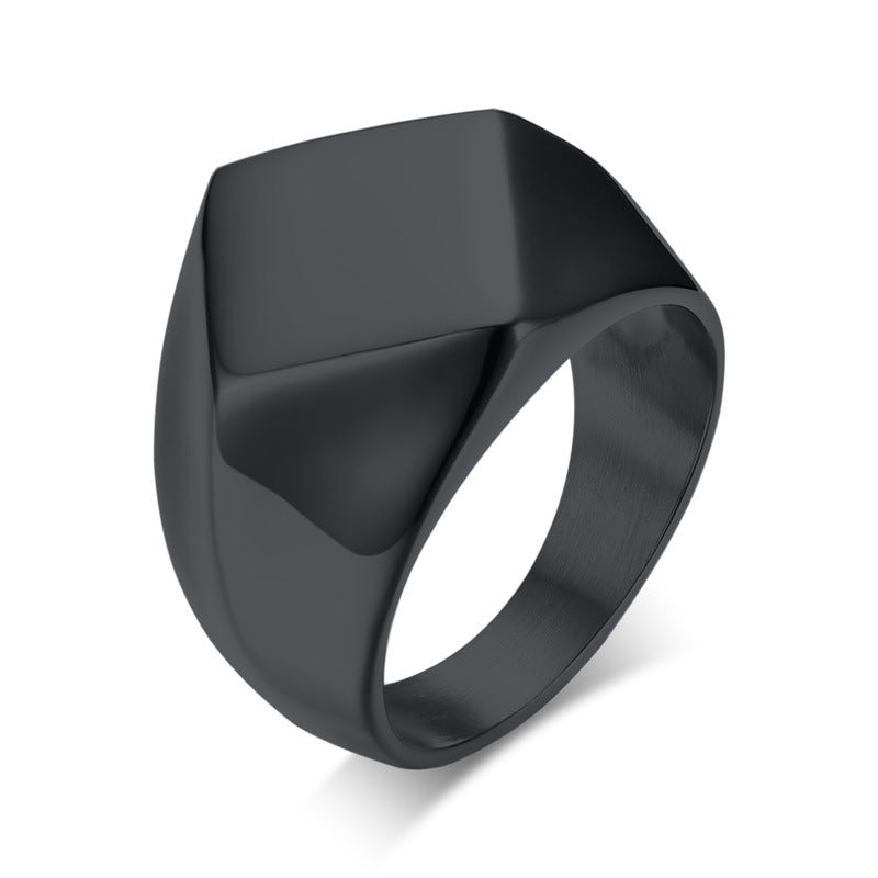 European And American Popular Jewelry Wholesale Titanium Steel Ring