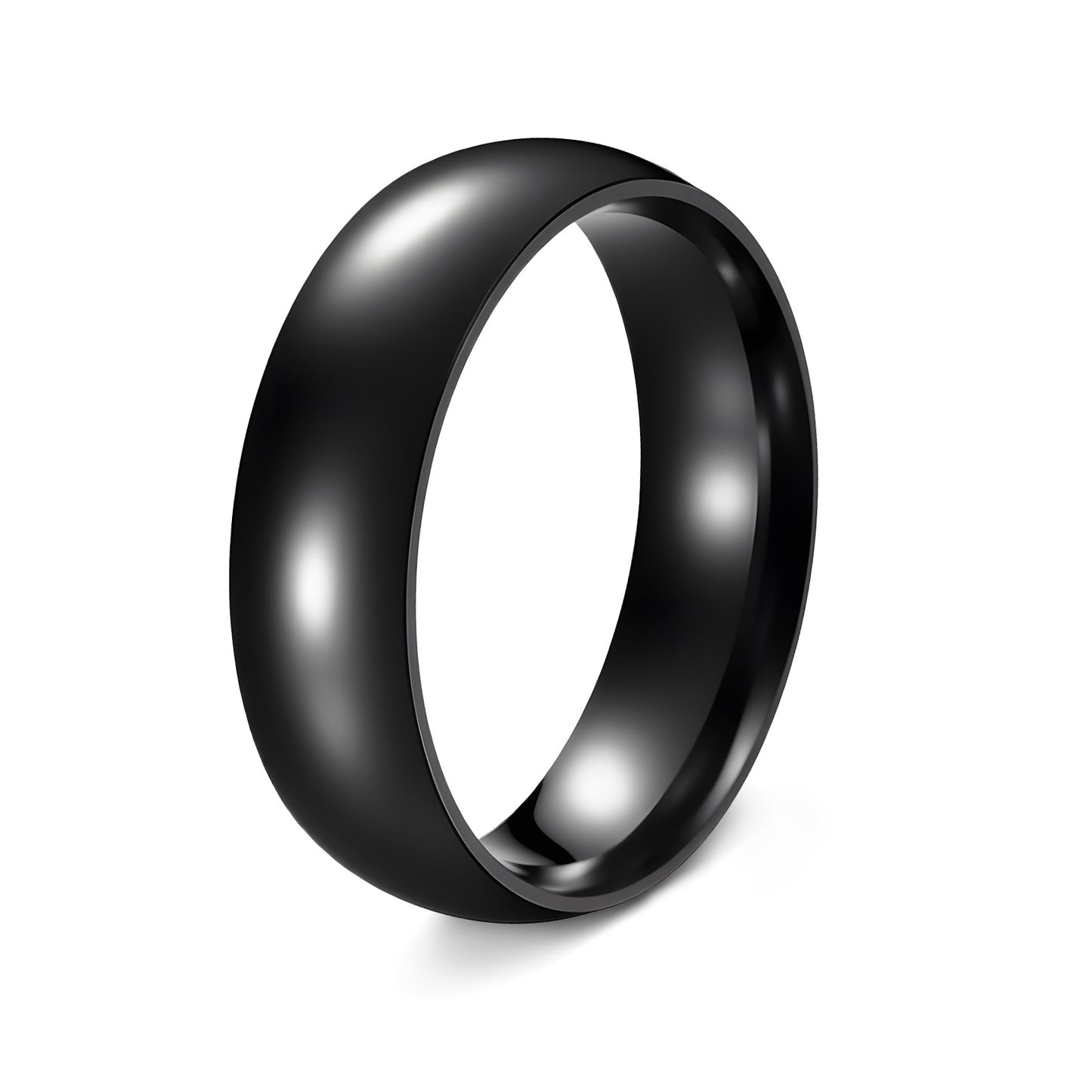 Planderful Stainless Steel Ring Unisex 6mm Minimalist Durable Everyday Wear For Men And Women