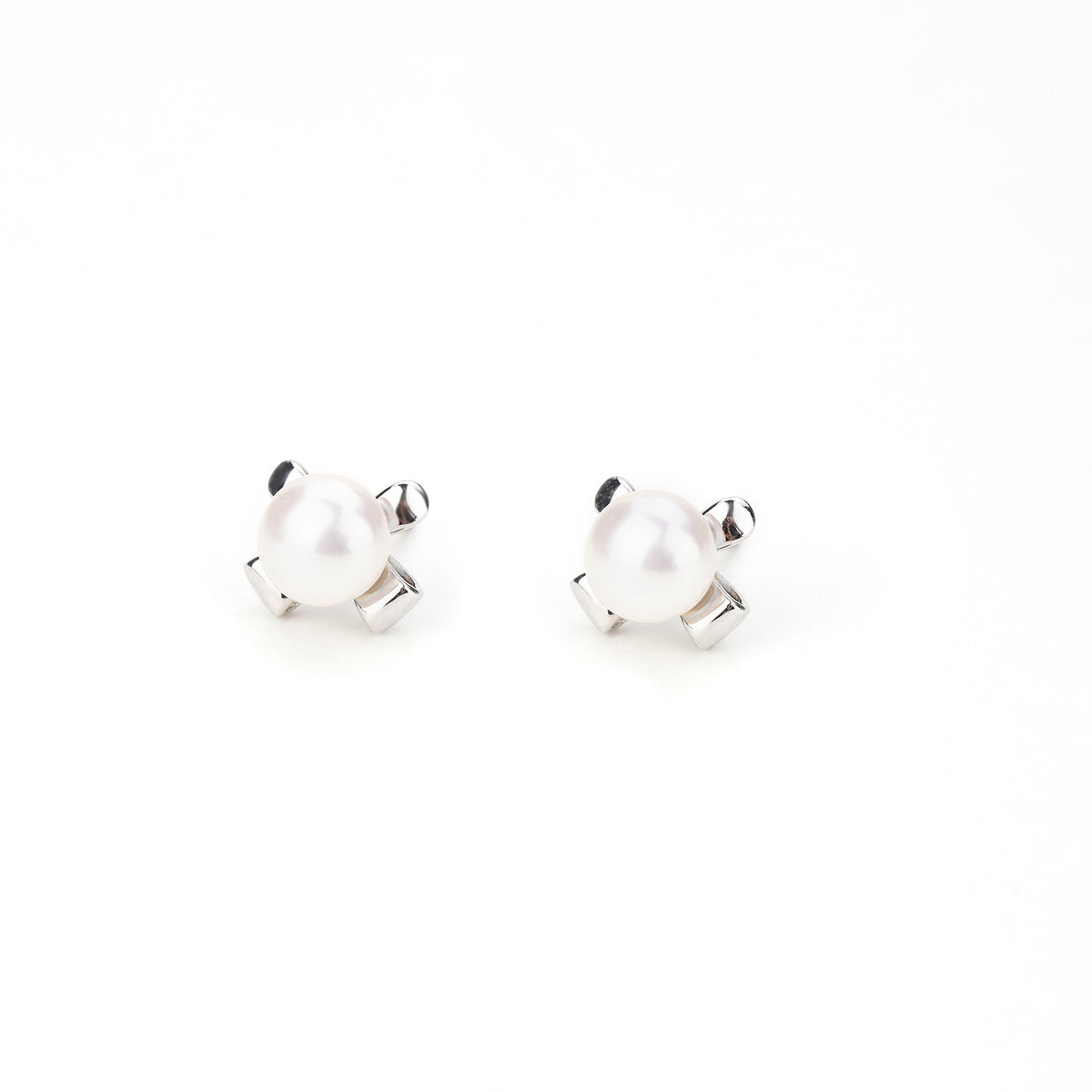 Minimalist Pearl 925 Sterling Silver Women's Earrings