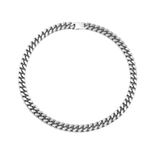 Planderful Jewelry Stainless Steel Cuban Link Necklace For Men Premium Hip Hop Style Accessory