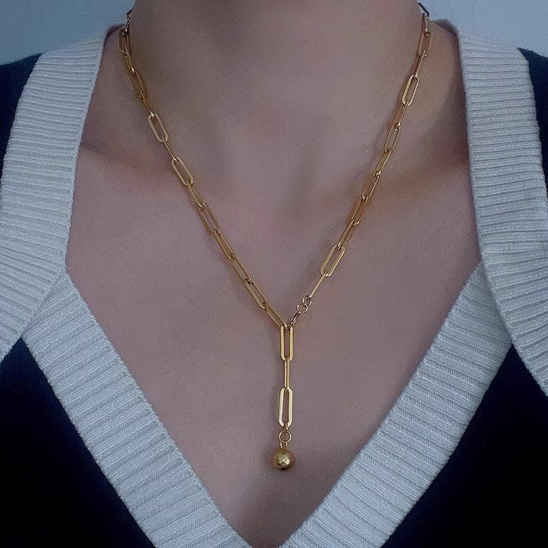Planderful Jewelry Gold Plated Necklace For Women