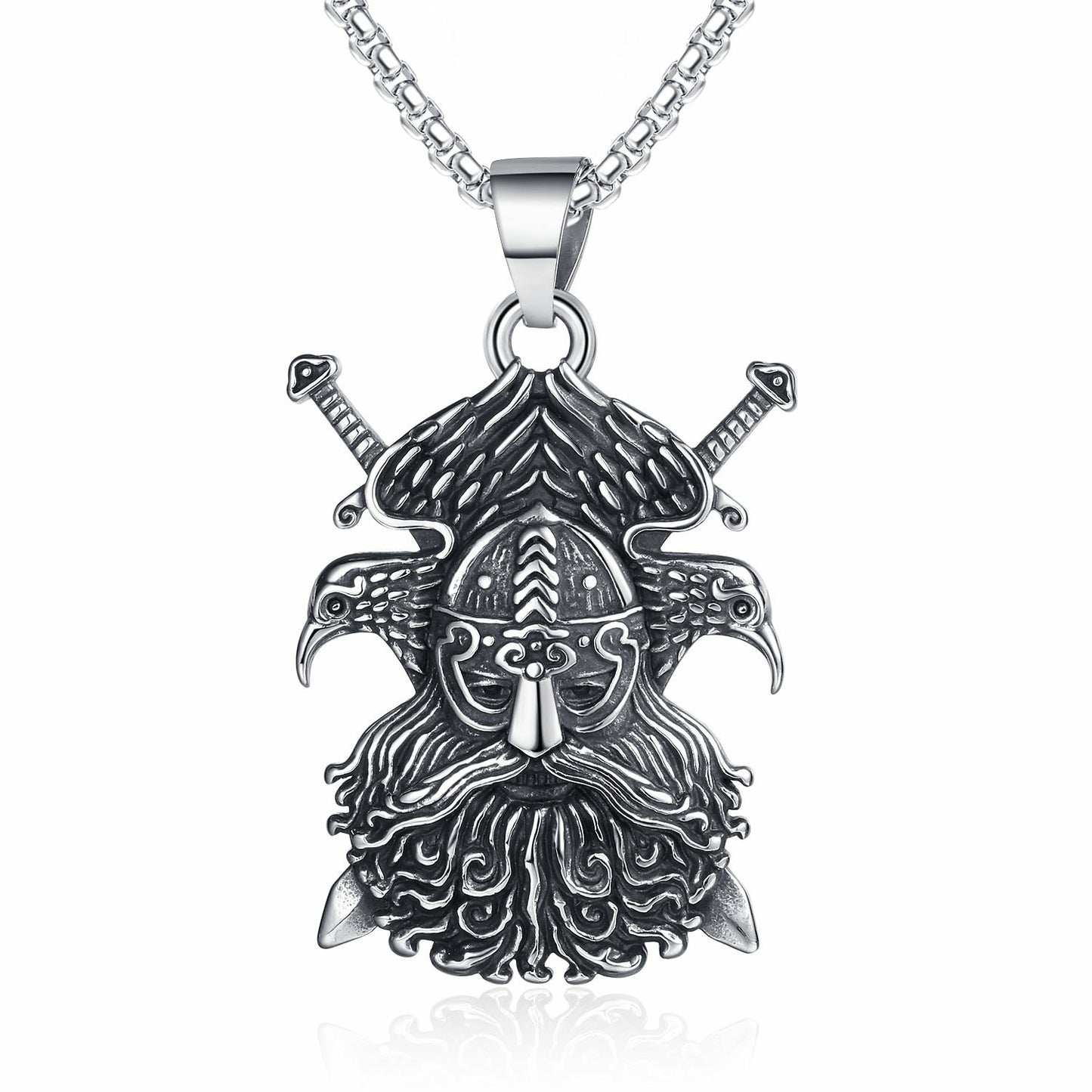 Stainless Steel Necklace – Statement Hip Hop Pirate Pendant