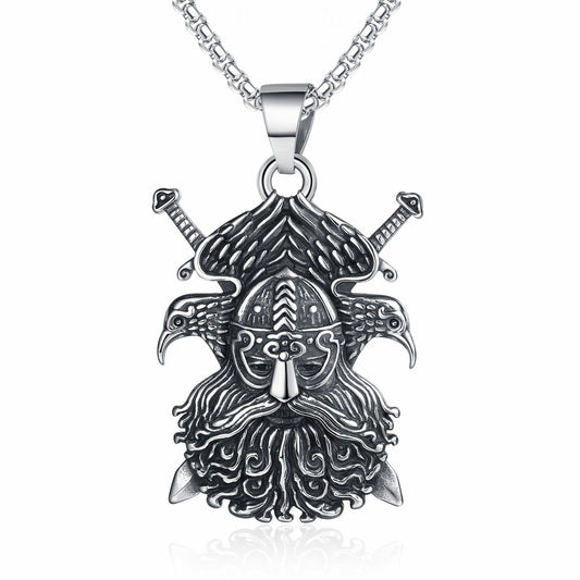 Stainless Steel Necklace – Statement Hip Hop Pirate Pendant
