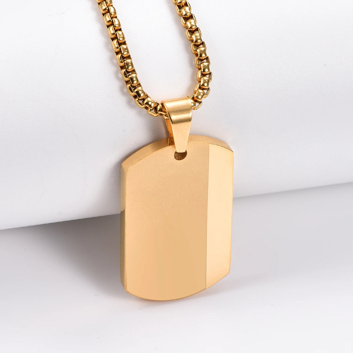 Punk Stainless Steel Men's Pendant Necklace