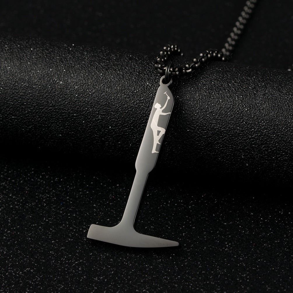 Shawshank Redemption Hammer Pendant Necklace For Film Fans Planderful Durable Titanium Steel Jewelry