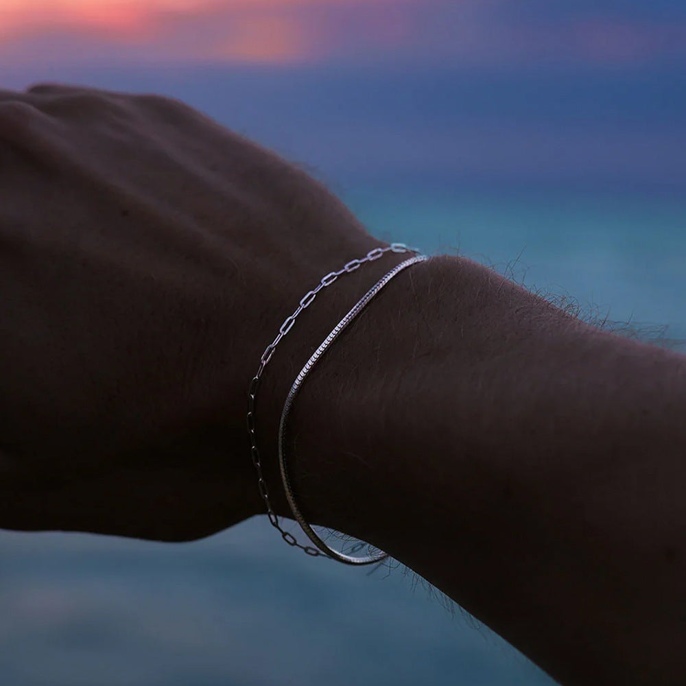 Planderful Jewelry Stainless Steel Necklace For Men Everyday Genie Elegant High End Accessory