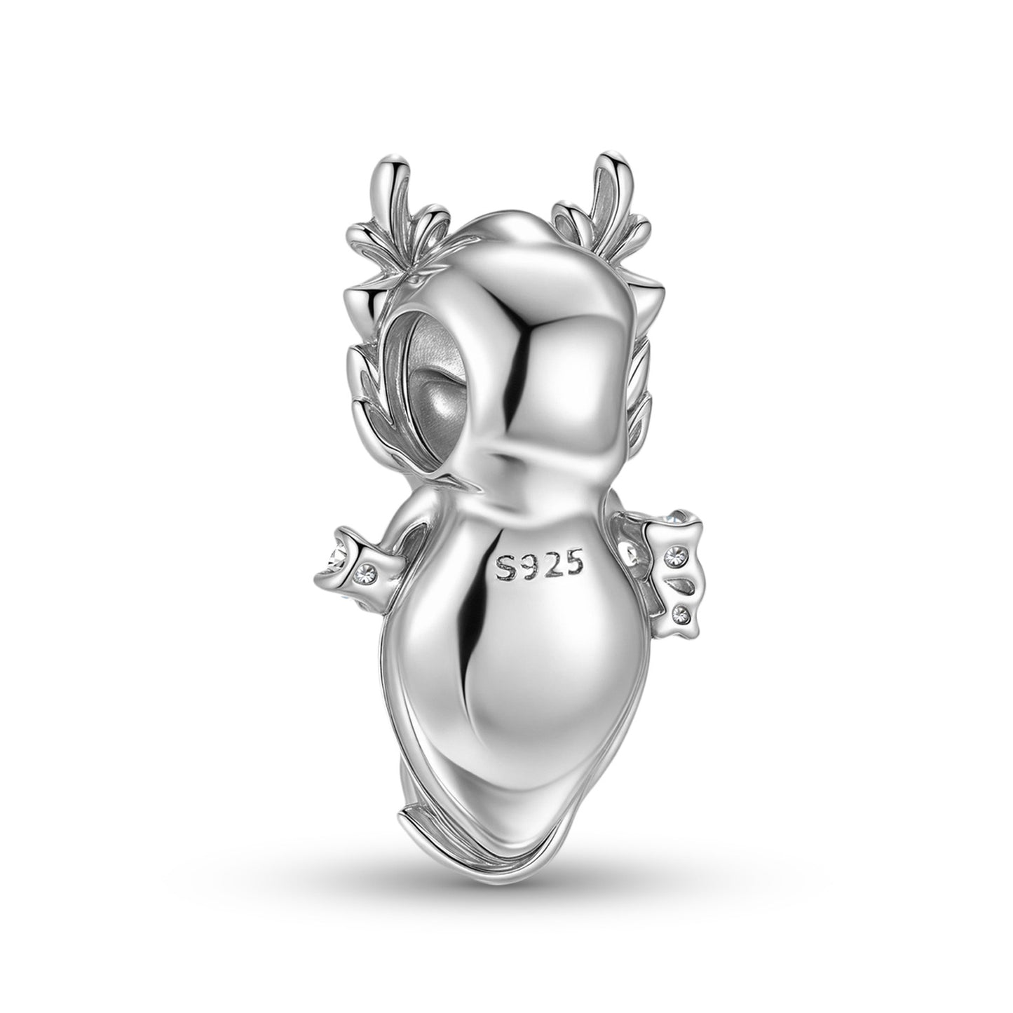 Planderful Jewelry Moonstone Dragon Beaded Bracelet In Sterling Silver With 14K Gold Inlays For Elegant Everyday Wear