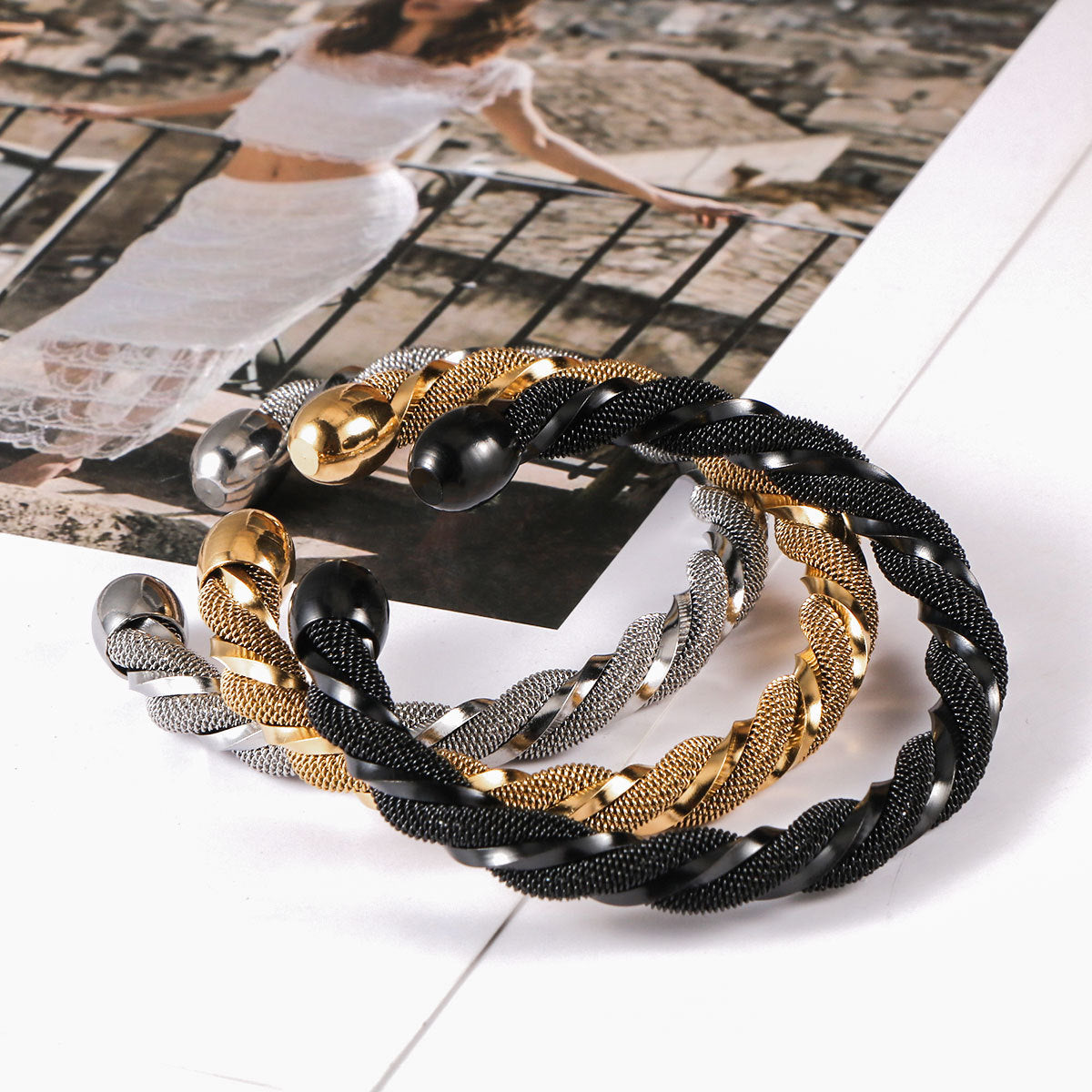 Europe & The United States Stainless Steel Bracelet Men & Women Design Bracelet