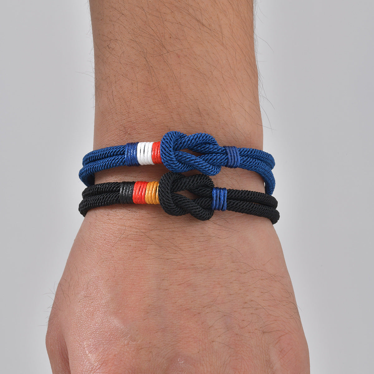 Magnetic Buckle Royal Blue Stainless Steel Bracelet Unisex