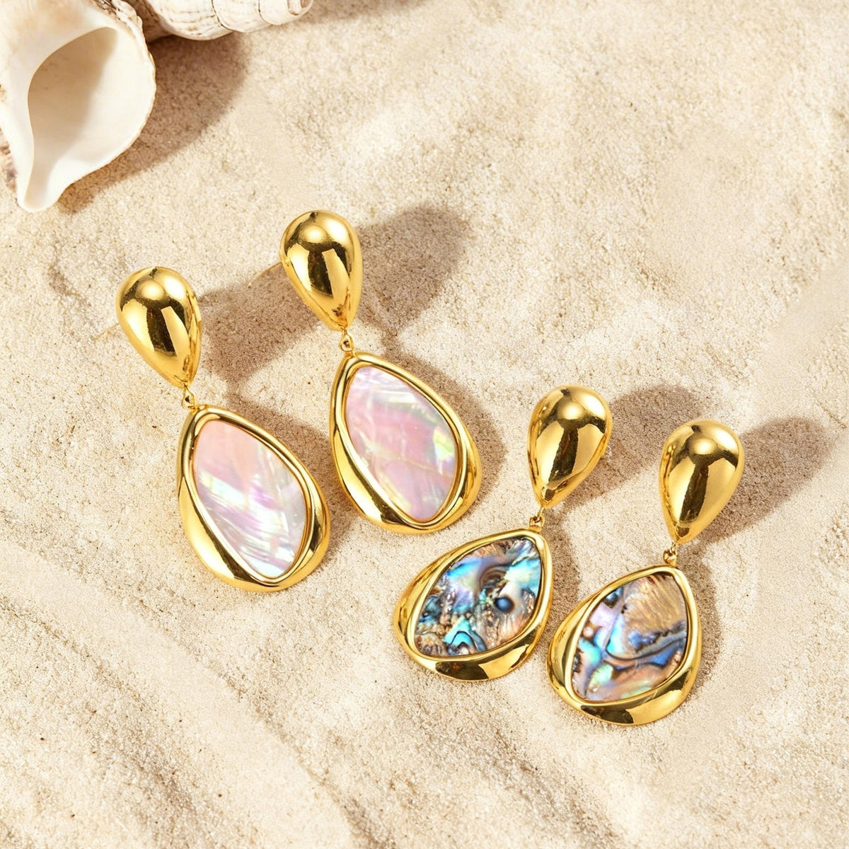 Modern Stainless Steel Earrings — Multiple Styles