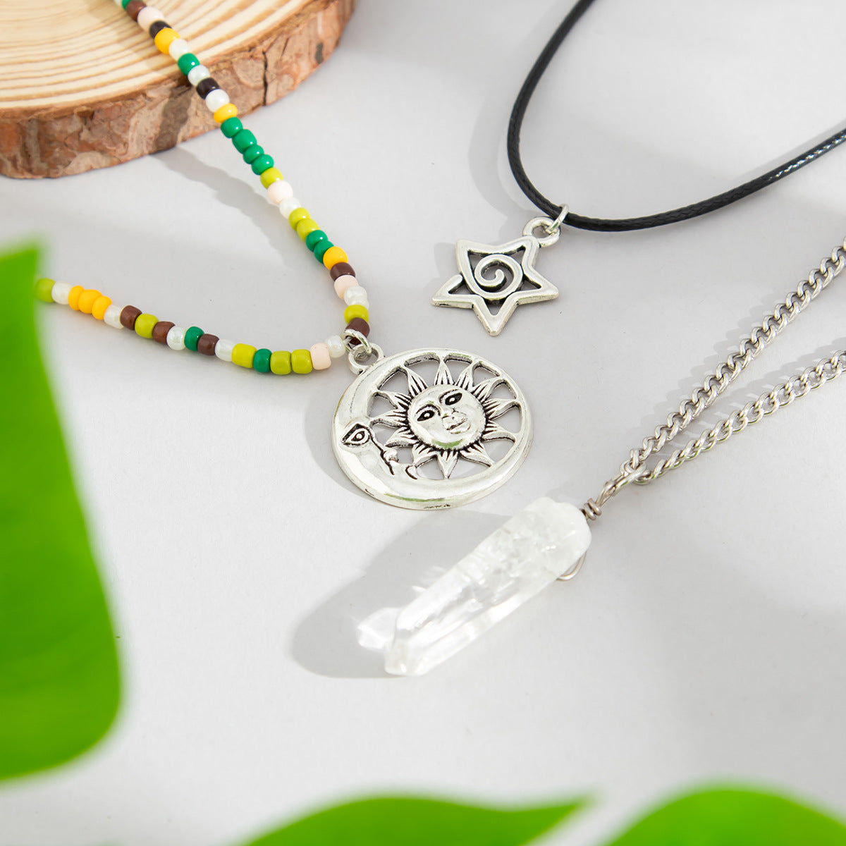 Planderful Vienna Verve Necklace – National Retro Multi-Layer Design