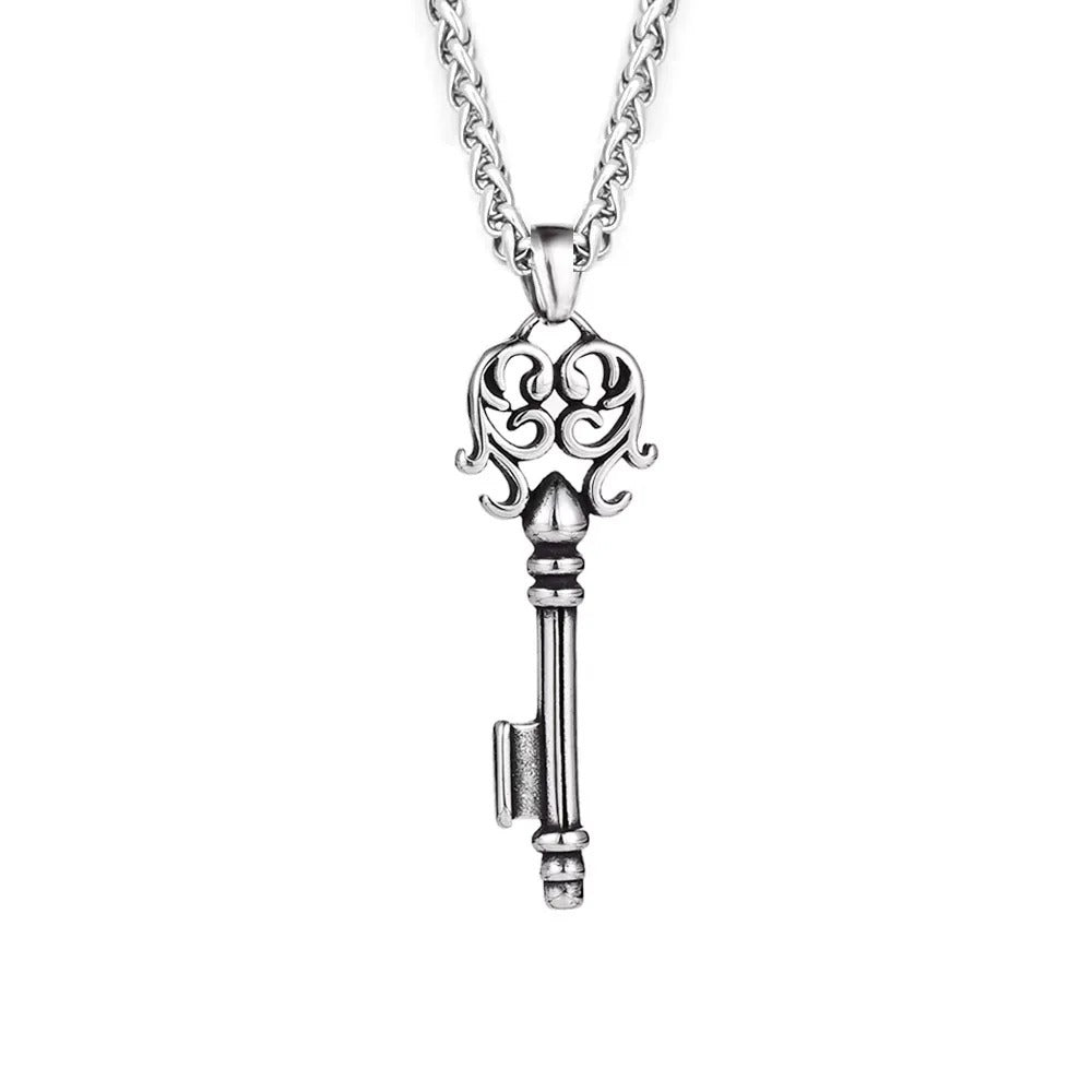 Punk Vintage Stainless Steel Men's Pendant Necklace