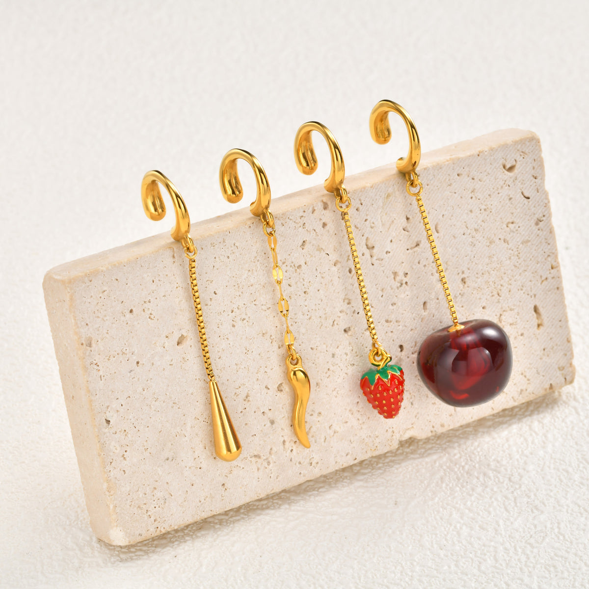 Stainless Steel Single Earring