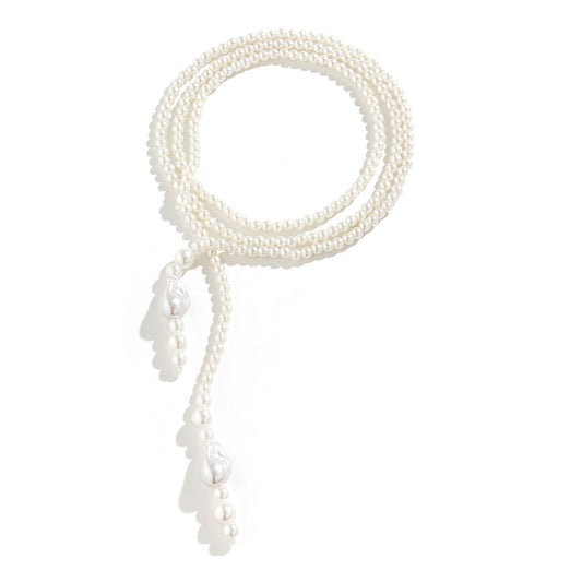 Exquisite Baroque Pearl Necklace with Multi-Layer Design for Fashionable Women