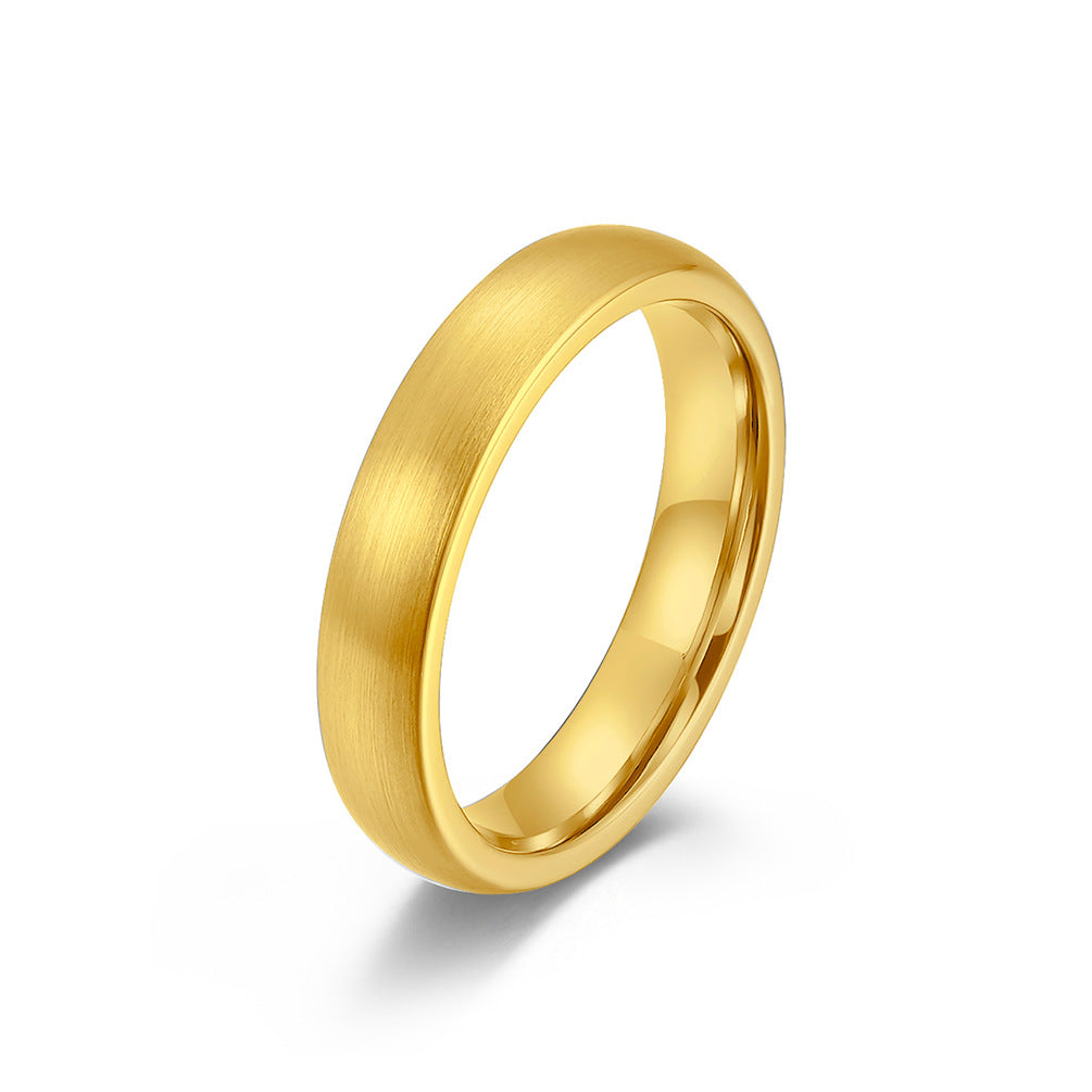 Tungsten Steel Matte Ring