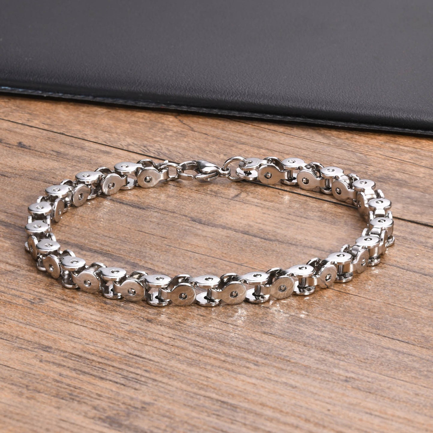 Tide Brand Bracelet Stainless Steel Bicycle Chain Jewelry for Men