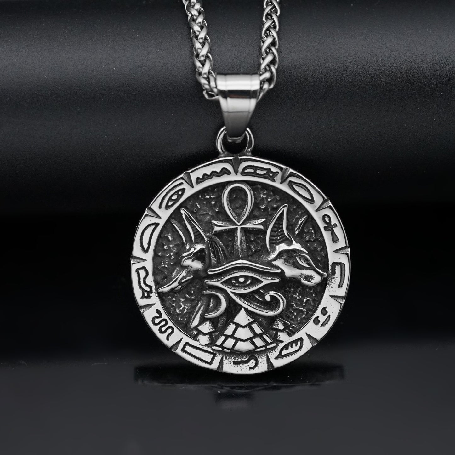 Steel Necklace – Vintage Ankh Cross Pendant