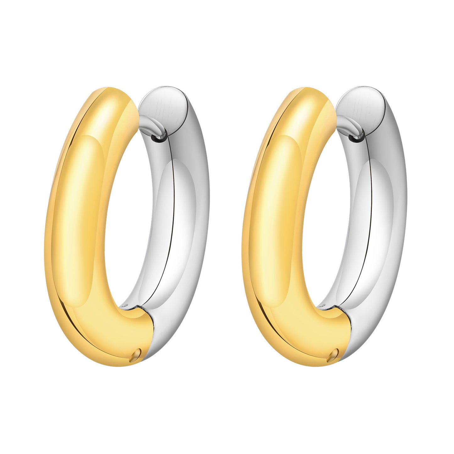 Jewelry Stainless Steel Electric Gold Ring Earrings for Women
