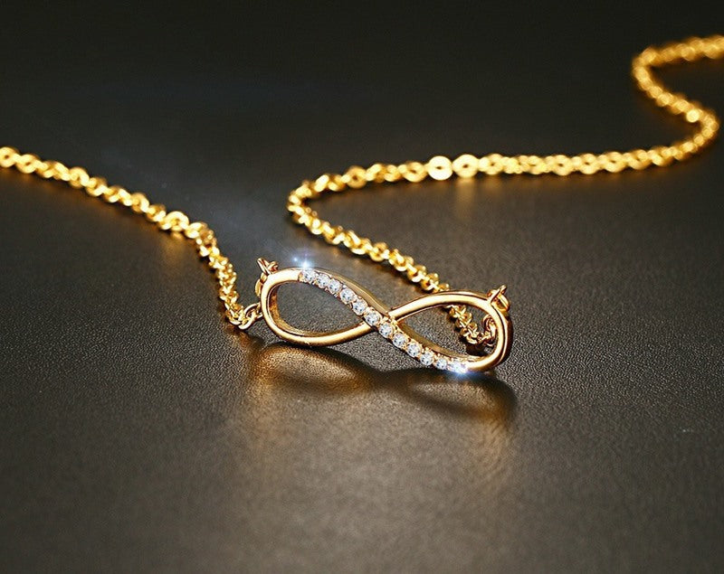 European And American Fashion Trendy Brand Jewelry Infinity Necklace