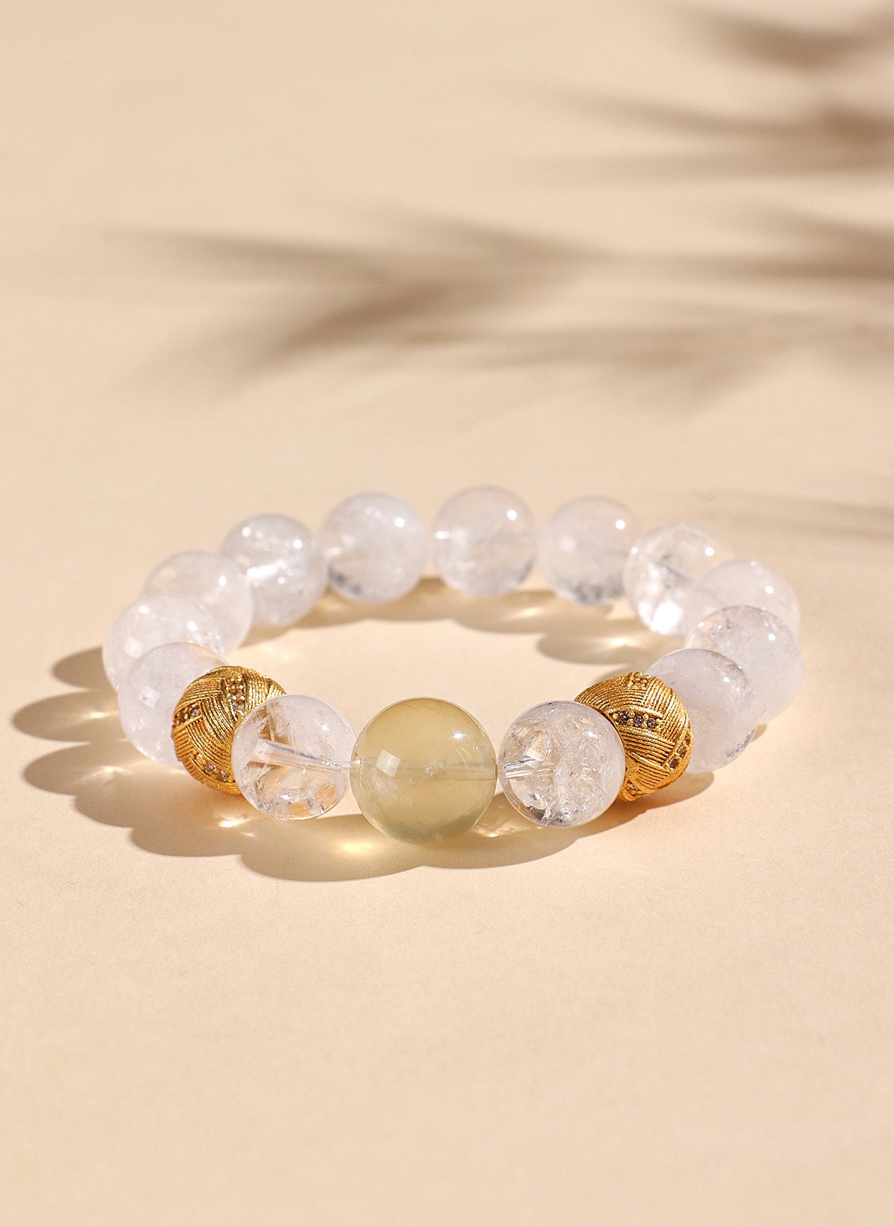 Planderful Fortune's Favor Bracelet – Elegant White Crystal Design