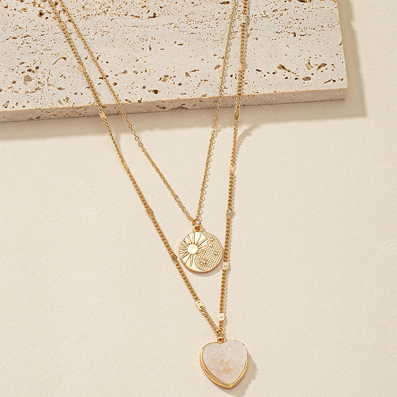 Sunlit Love Crystal Necklace - Vienna Verve Collection