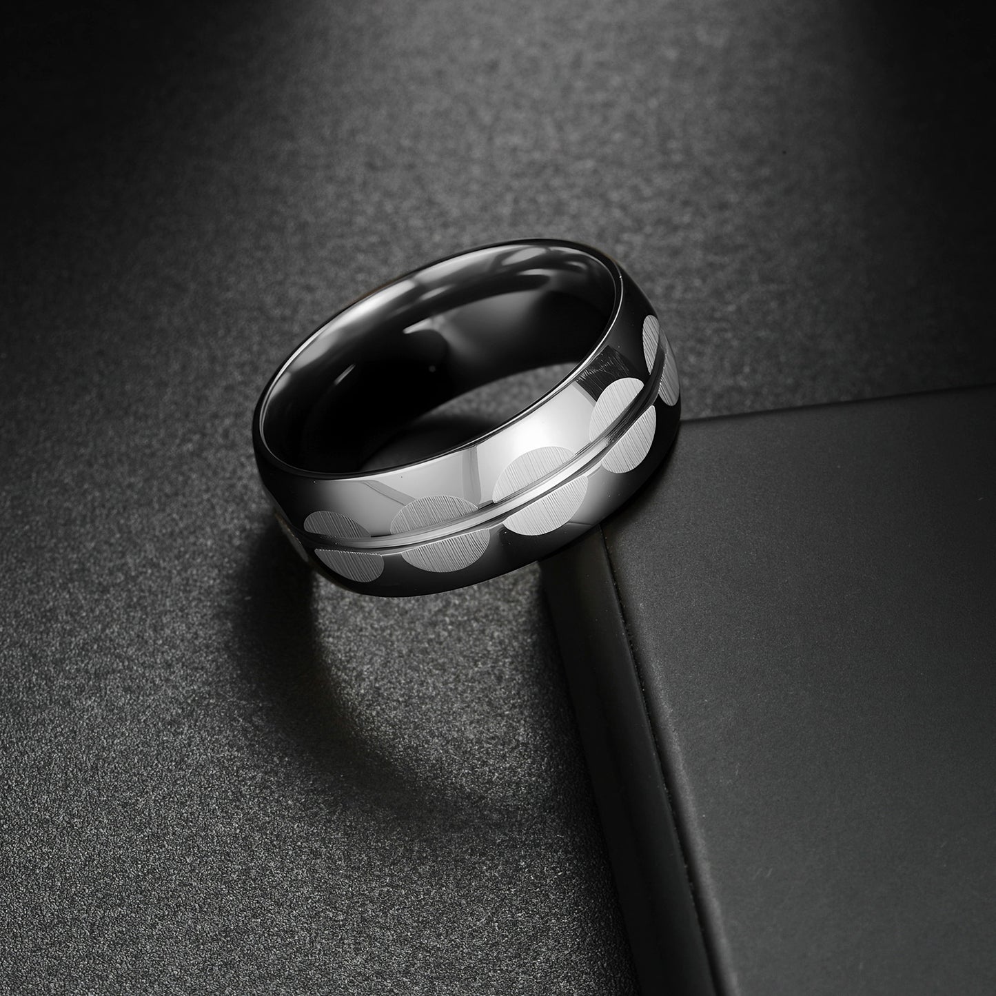 Planderful Everyday Genie Two Tone Stainless Steel Ring Unisex Fade Resistant Durability
