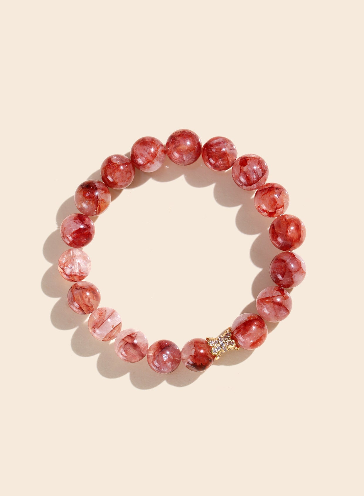 Planderful Fortune's Favor Bracelet – Elegant Red Beaded Design for Stylish Gifting