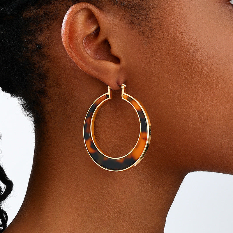 Planderful Vienna Verve Earrings – Unique Leopard Print Design