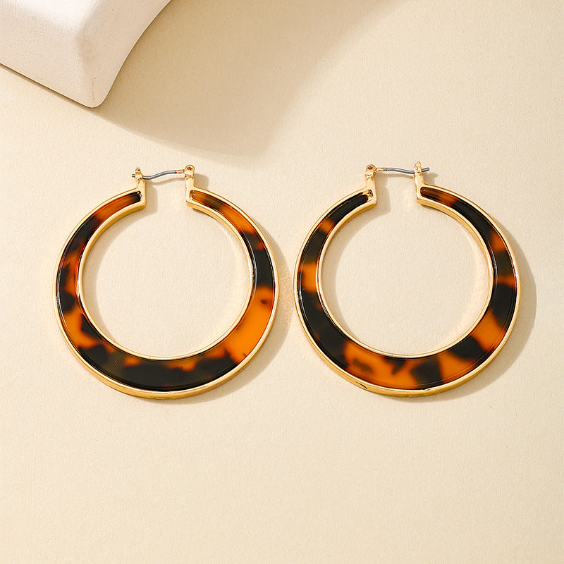 Planderful Vienna Verve Earrings – Unique Leopard Print Design