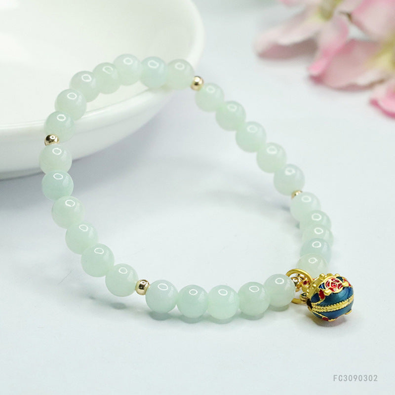 Jadeite Round Bead Style 4 Bracelet