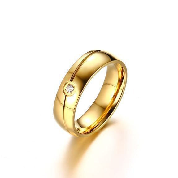 Fashion Titanium Steel Men's And Women's Rings Wholesale