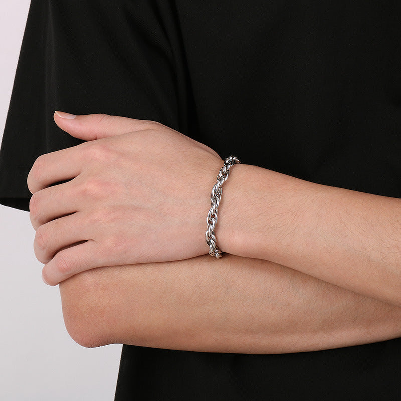 Luxury Minimalist Twisted Chain Couple Necklaces for Men and Women - Planderful Everyday Genie Collection