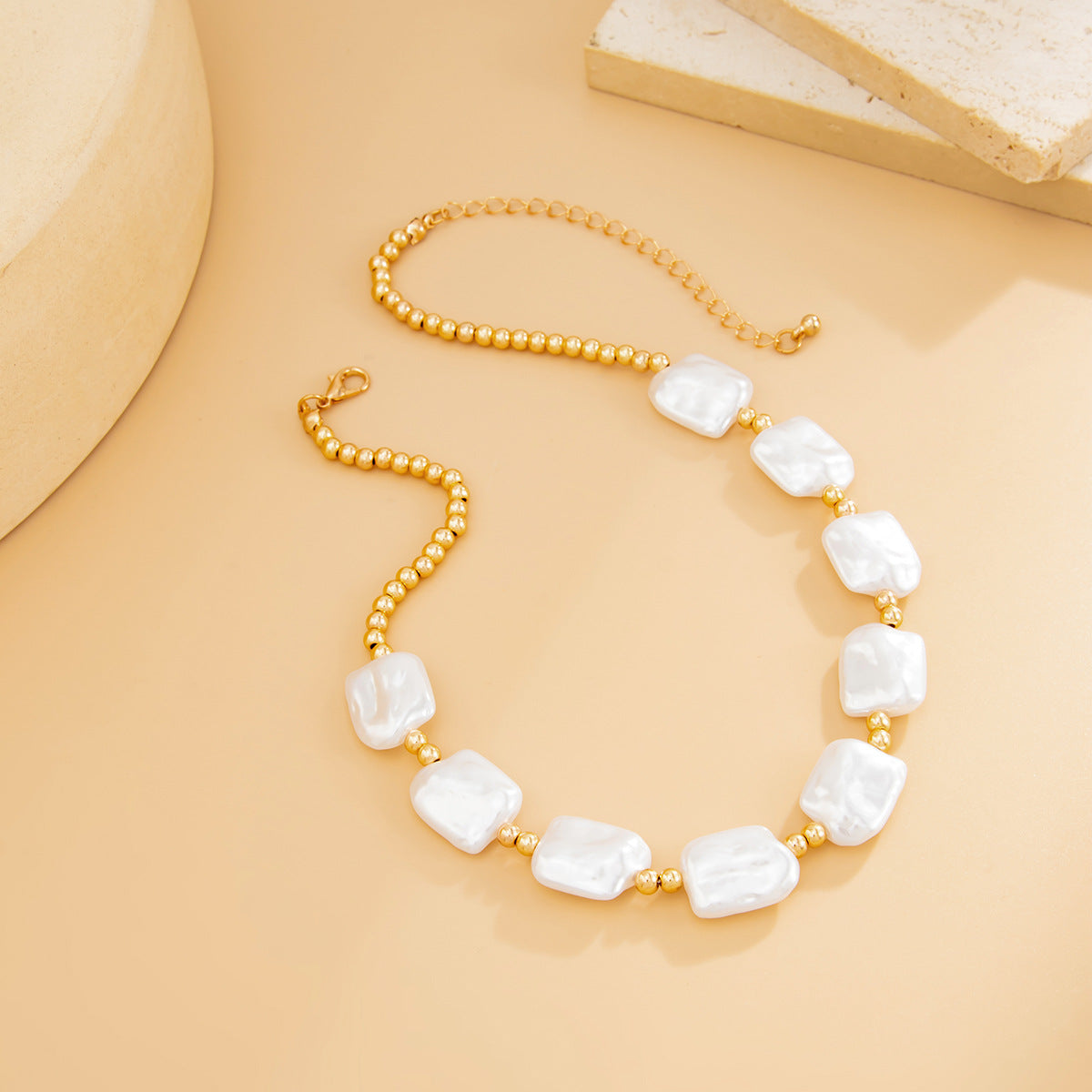 Punk Cross Pearl O-Link Necklace Collection