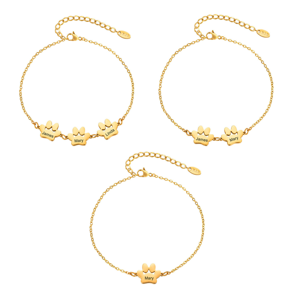 Gold-Plated Stainless Steel Bracelet