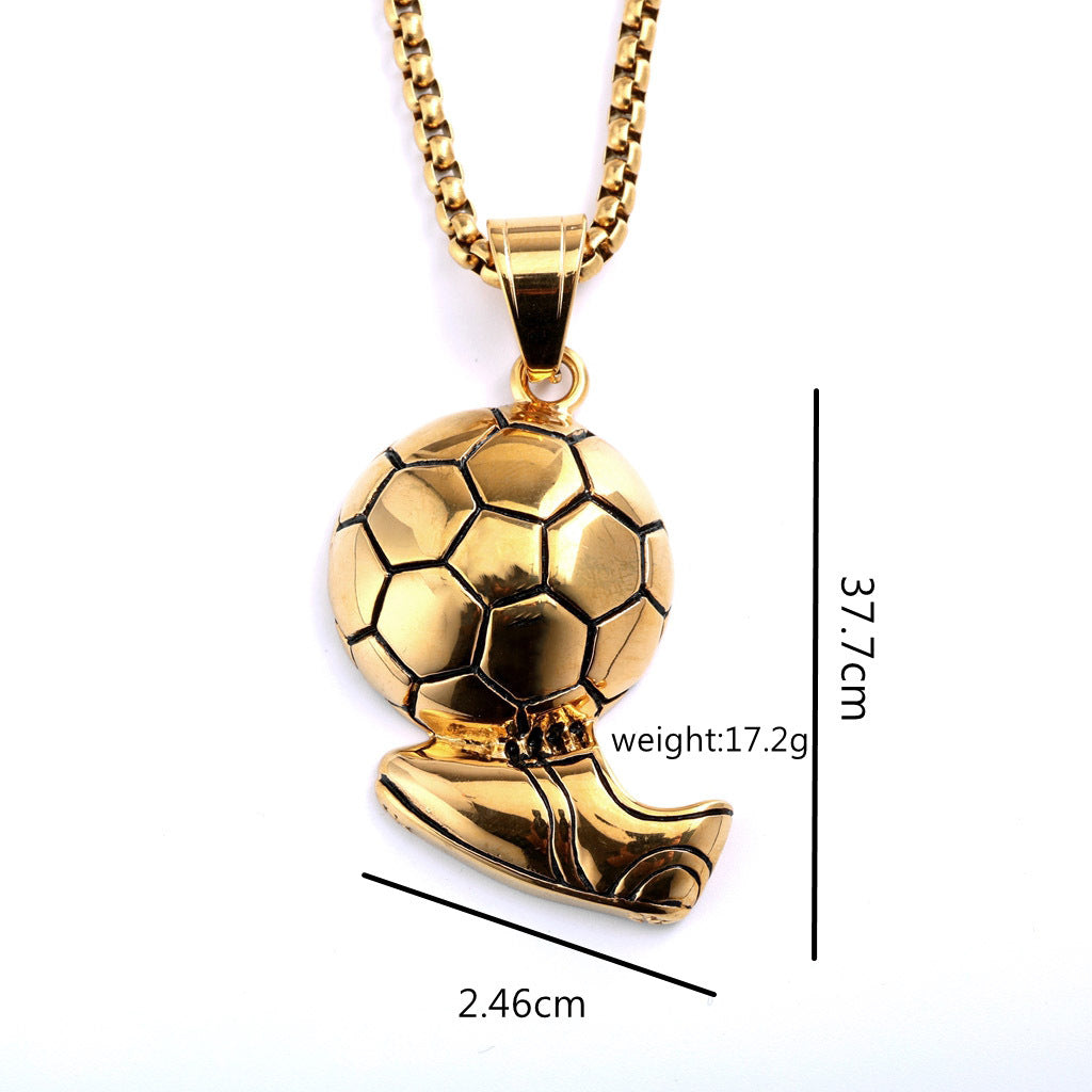 Vintage Stainless Steel Men's Pendant Necklace