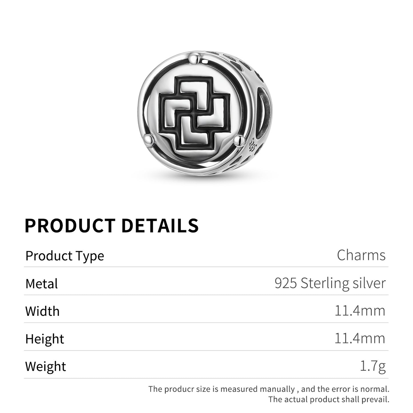 Planderful Jewelry Tursaansydän Beaded Pendant Bracelet