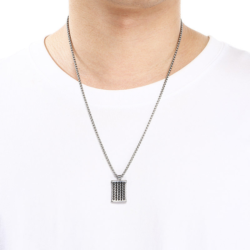 Canvas Shoes Pendant – Hip-Hop Nightclub Full Of Zircon Submachine Gun Wheat Ear No Necklace