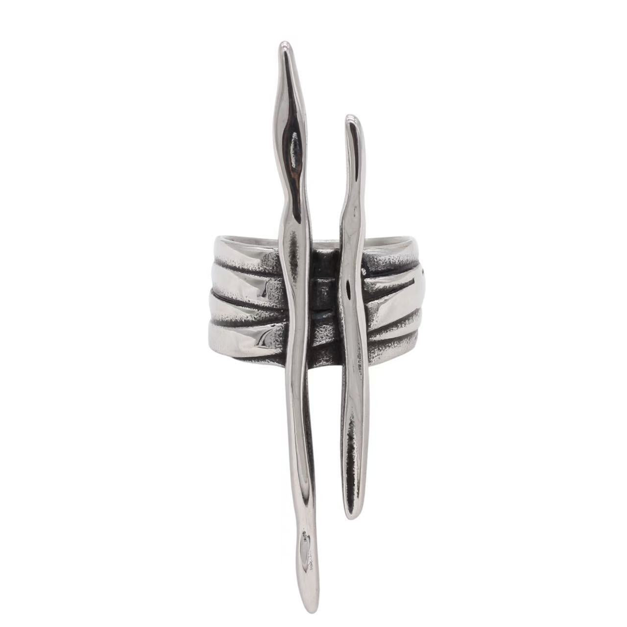 Planderful Jewelry European American Personalized Vintage Mens Titanium Ring for Everyday Wear