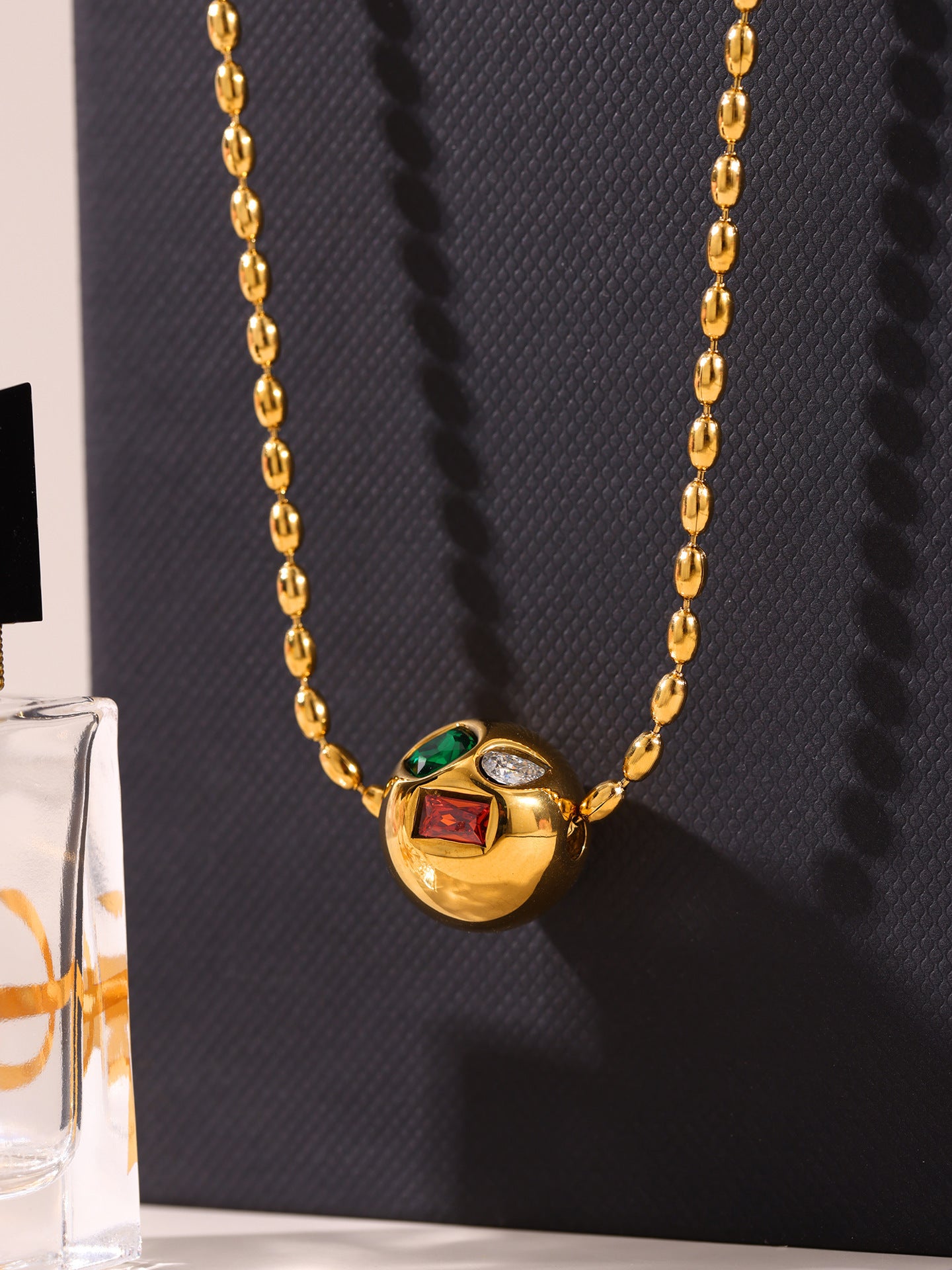 Planderful Colorful Zircon Clavicle Necklace For Women