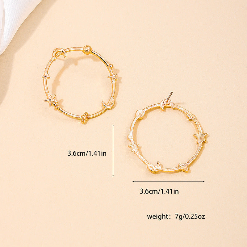 Celestial Statement Earrings by Planderful - Vienna Verve Collection