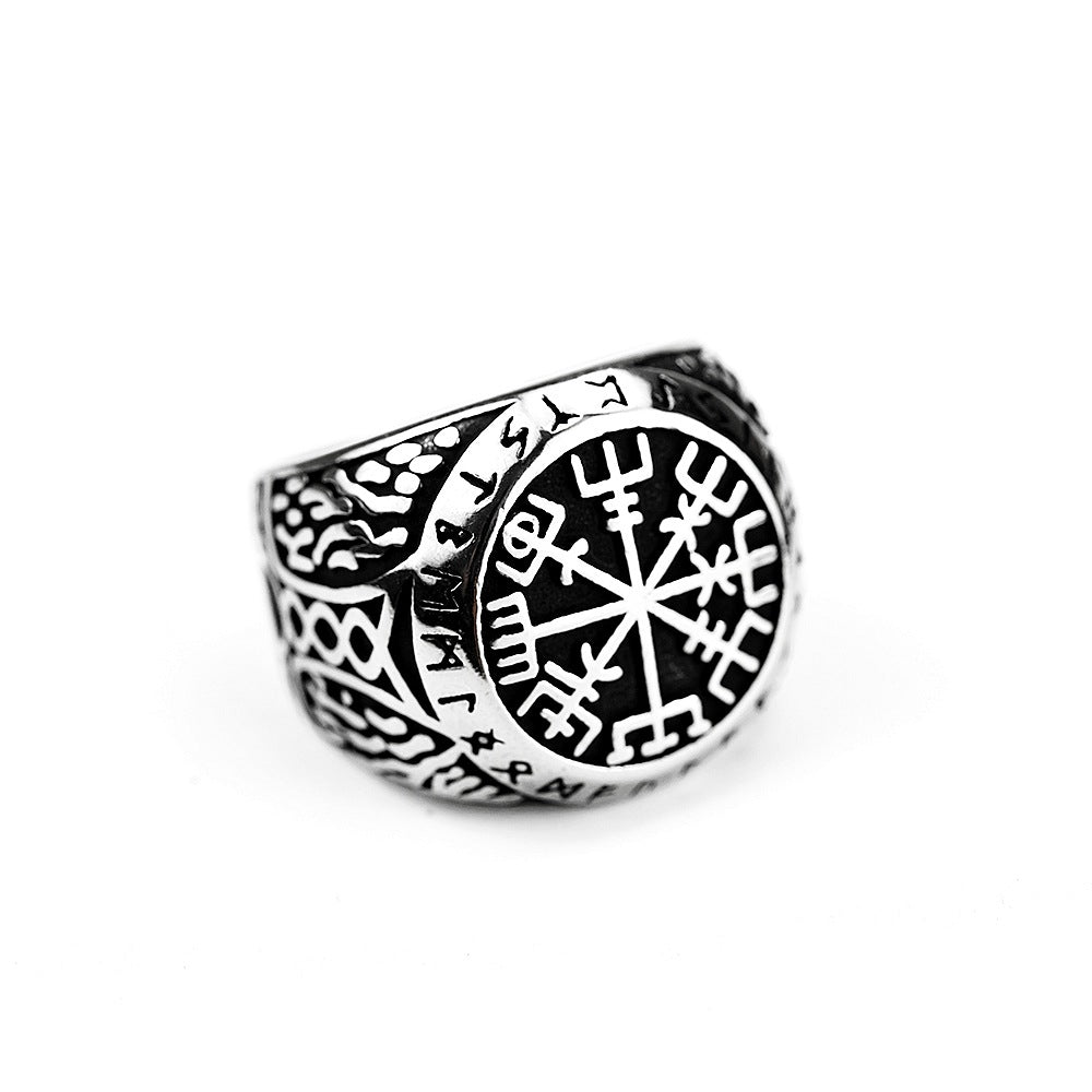 European And American Jewelry Titanium Steel Ring For Men