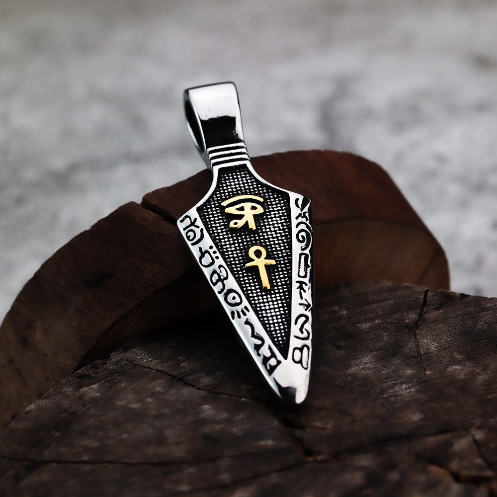 Minimalist Viking Stainless Steel Men's Pendant Necklace